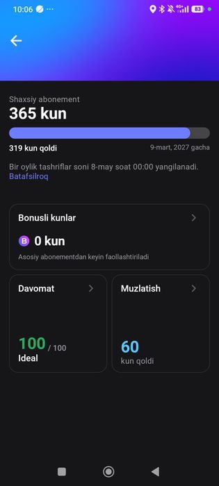 1fituz abonenti..