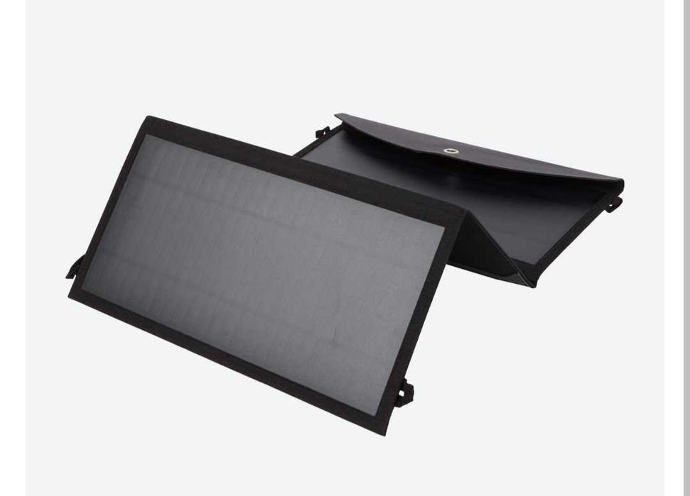 Сгъваемо соларно зарядно 28W 4600mAh USB-A USB-C сгъваем слънчев панел