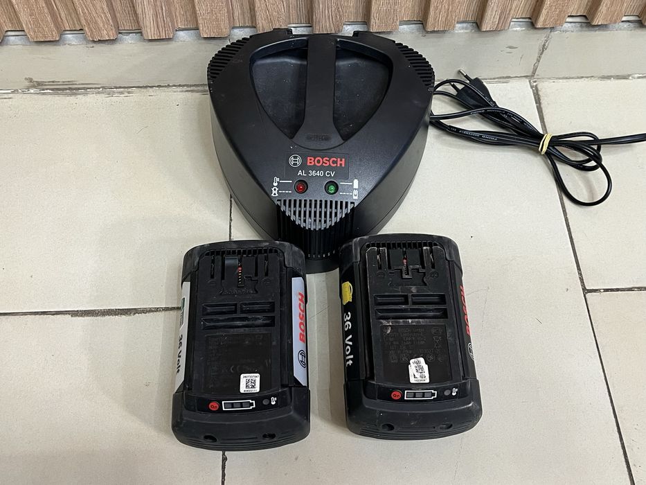 Акумулаторна косачка Bosch Rotak 37 Li 2 Батерии и Зарядно