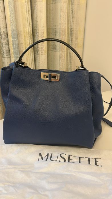 Geanta Musette din piele