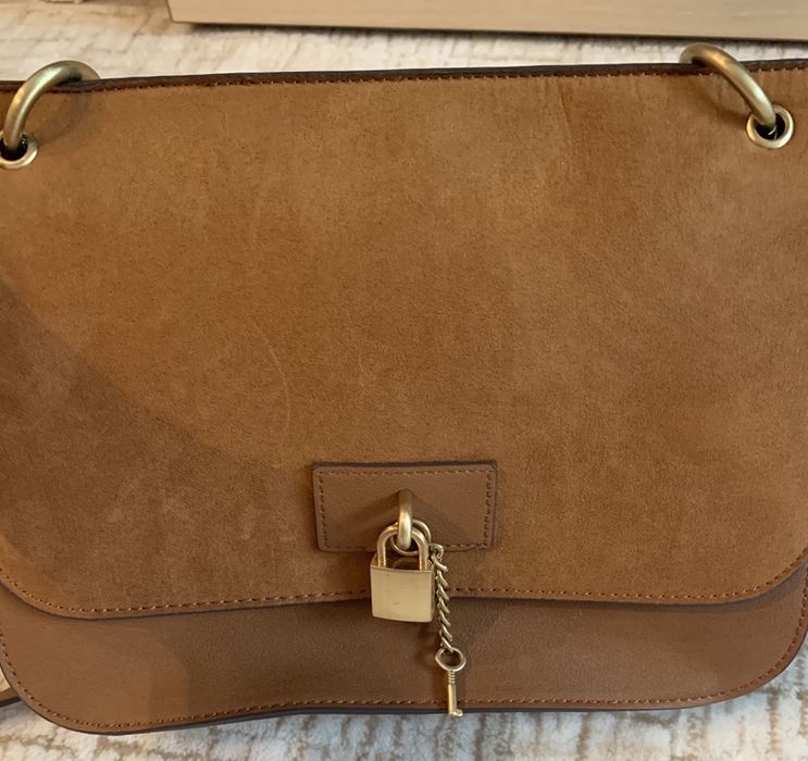 Geanta din piele ALDO si plic din piele SISLEY