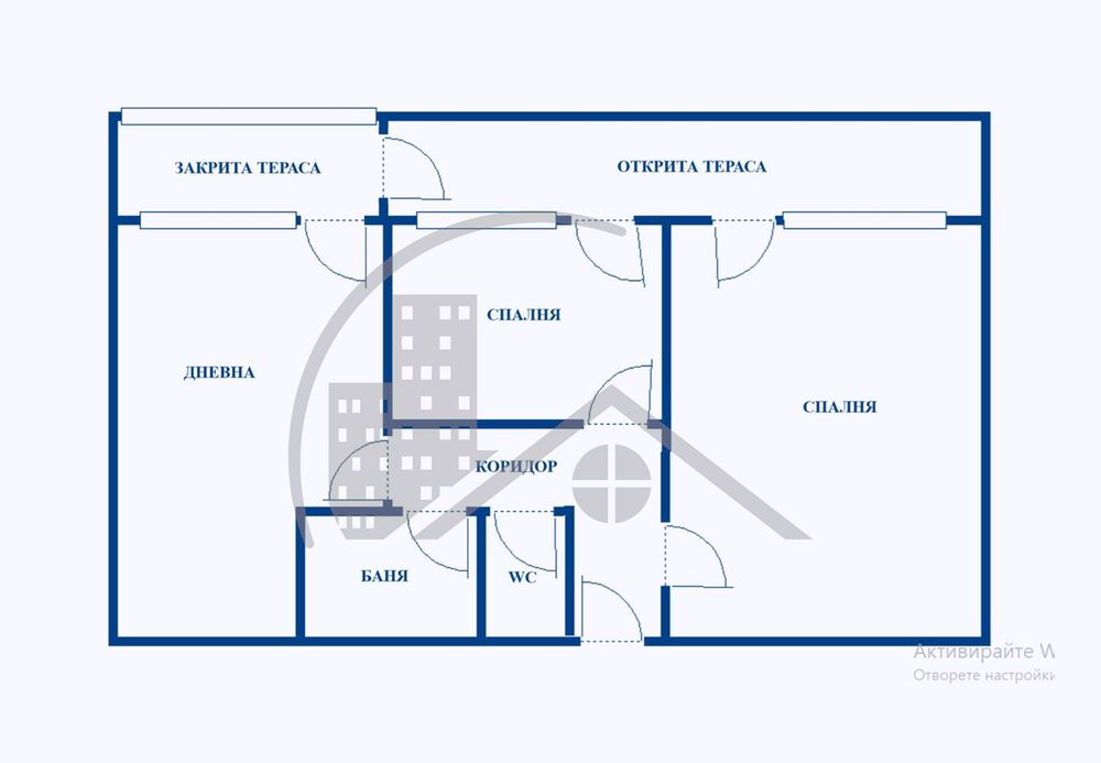 Продава се Тристаен апартамент в Варна, Чайка - 65 кв.м за 3677 €/кв.м - Снимка #1