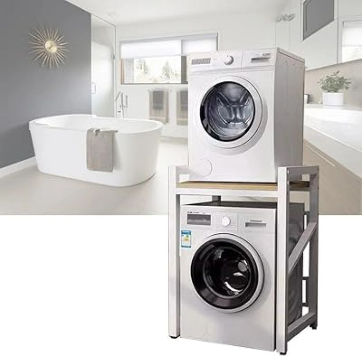 Рафт, стойка за пералня и сушилня, над пералнята, Товароносимост 350кг