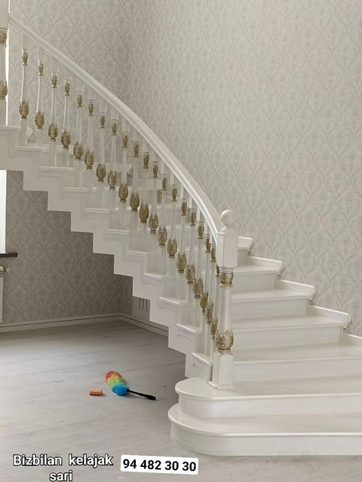 Турли хилдаги зинапоялар МДФ шпун крашиний ламинат