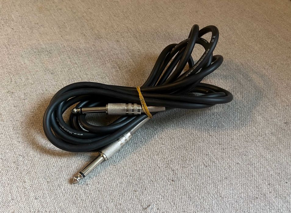 Cablu audio jack mare tata tata 6.35 mm Thomann instrument