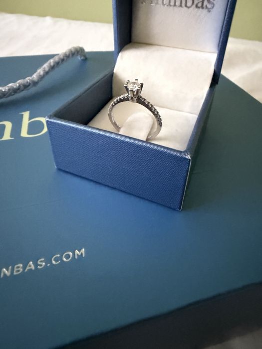 Пръстен Altinbas с Диаманти 0.40ct от Бяло Злато 14K
