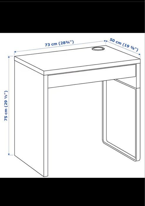 Vând birou copii alb