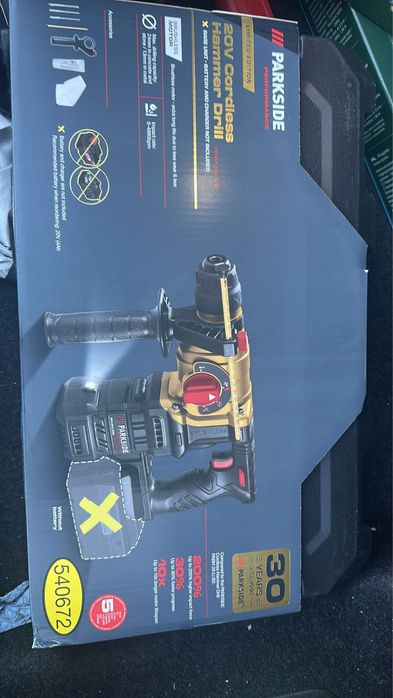 Rotopercutor parkside performance 3j