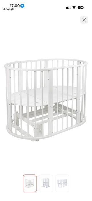 Детский кровать овальная