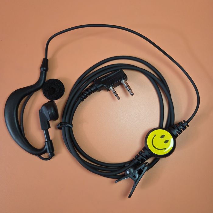 Универсальный Наушник для Рации Смайлик с двойным разьемом