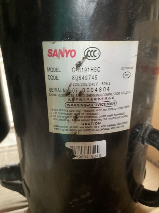 Компрессор холодильника Sanyo