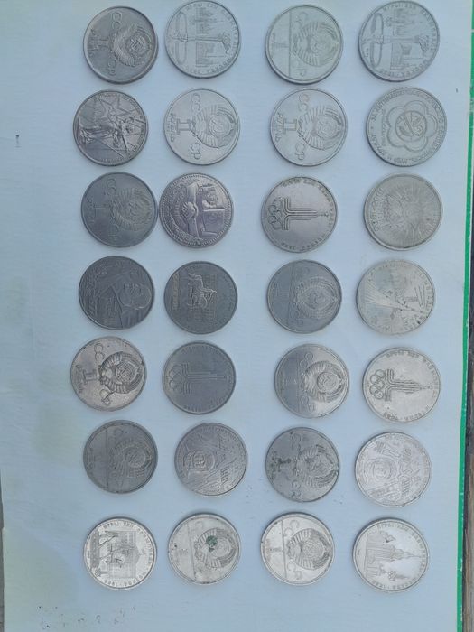 Eski tangalar ssrs paytidagi 1 rublliklar