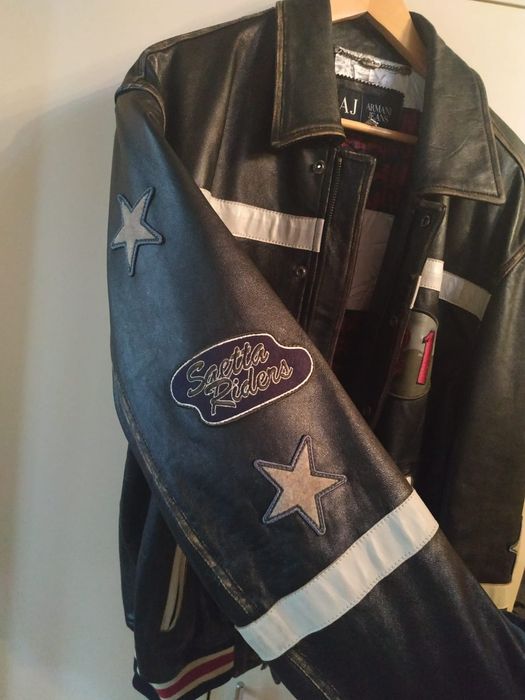 Кожаная куртка Armani оригинал