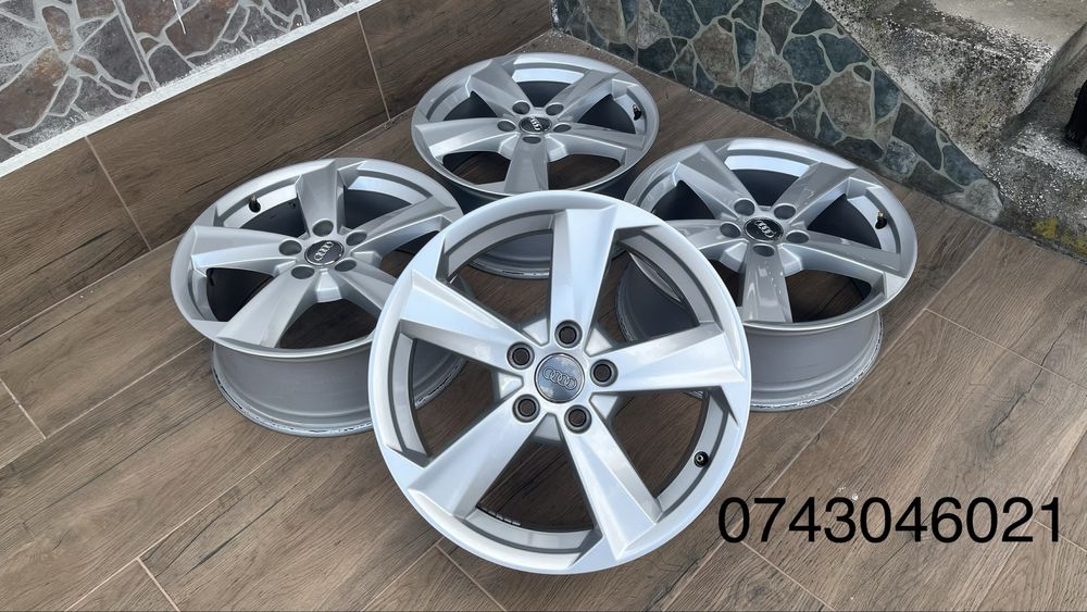 Jante 17 originale Audi R17 5x112 butuc 57,1 Jenți Genți Roți Aliaj Aluminium Set 4 jante Inchi Inci