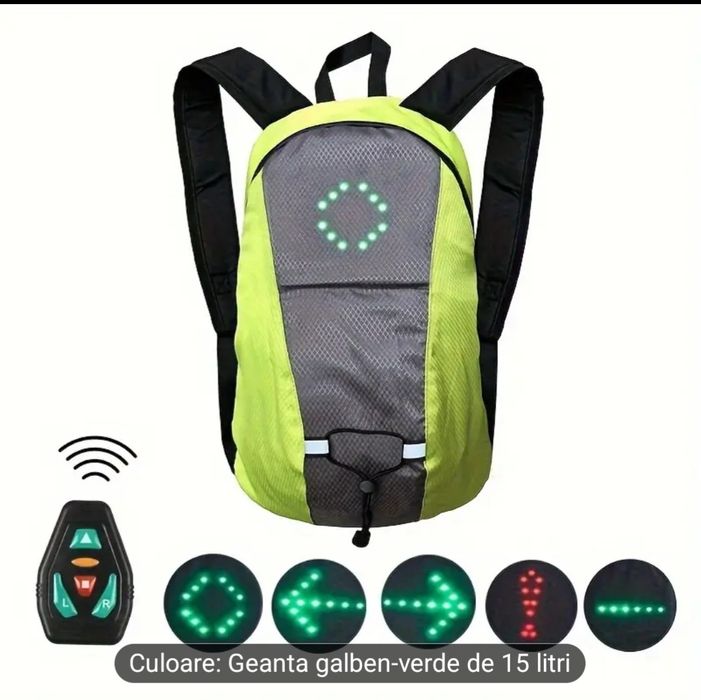 Rucsac de siguranță pentru bicicleta, trotineta