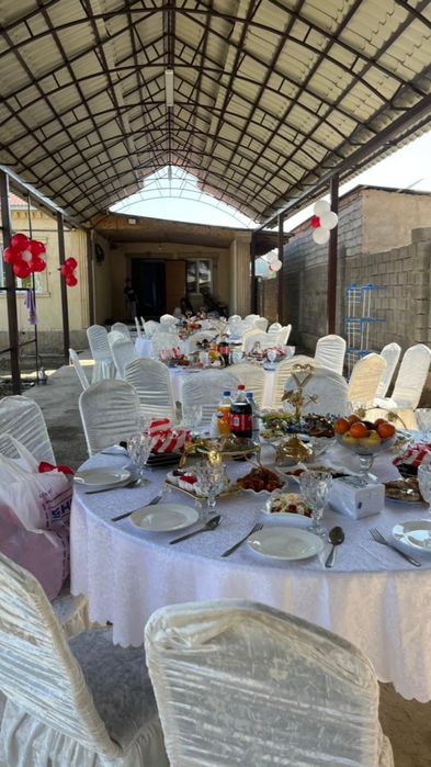 Прокат стол стулья шатёр пасуда