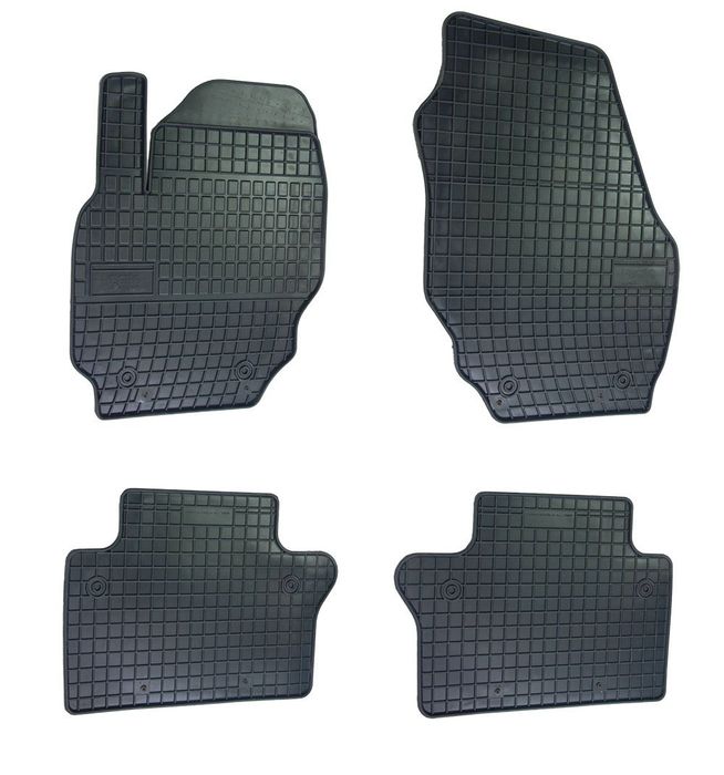 Set covorase auto din cauciuc Volvo S80 2 2006-2016, S60 II 2010-2018, V70 3 2007-2016, Xc70 2006-2016, presuri BestAutoVest, negre, 4 buc.