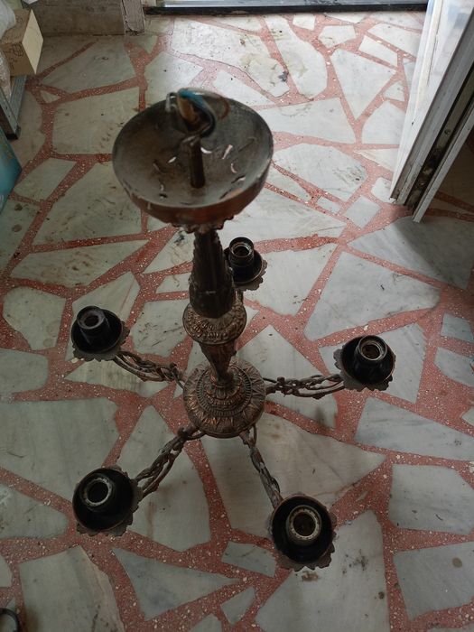 Полюлей от мед със 5 лампи