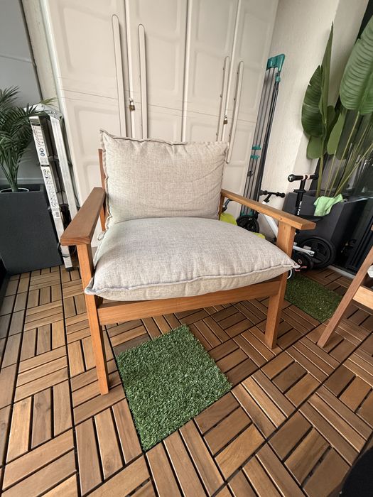 Set mobilier terasa din lemn de esenta tare JYSK