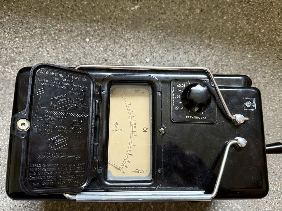 Уред за измерване на съпротивлението на заземяване MC-08