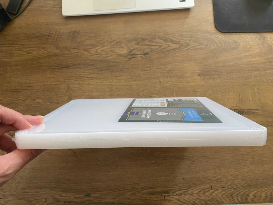 Готварска дъска за рязане Gastro Norm 1/2 бяла HDPE Metro Professional