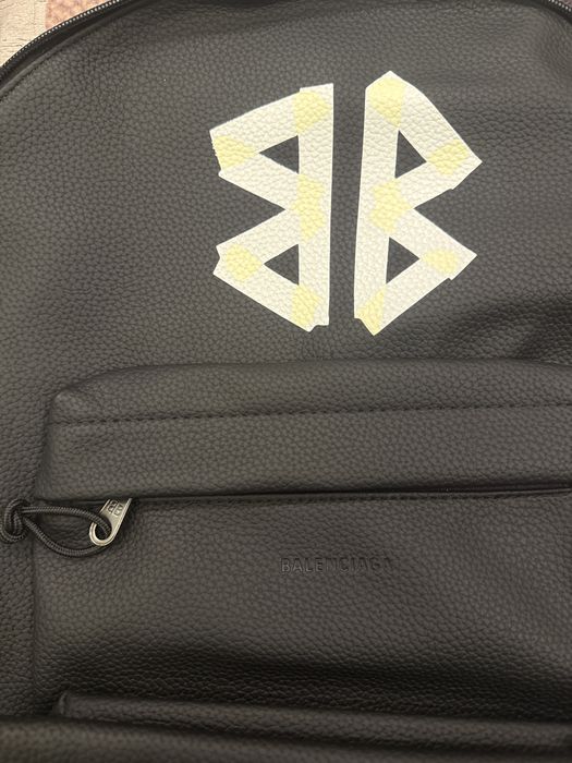 Ghiozdan piele ecologica Balenciaga Tape type