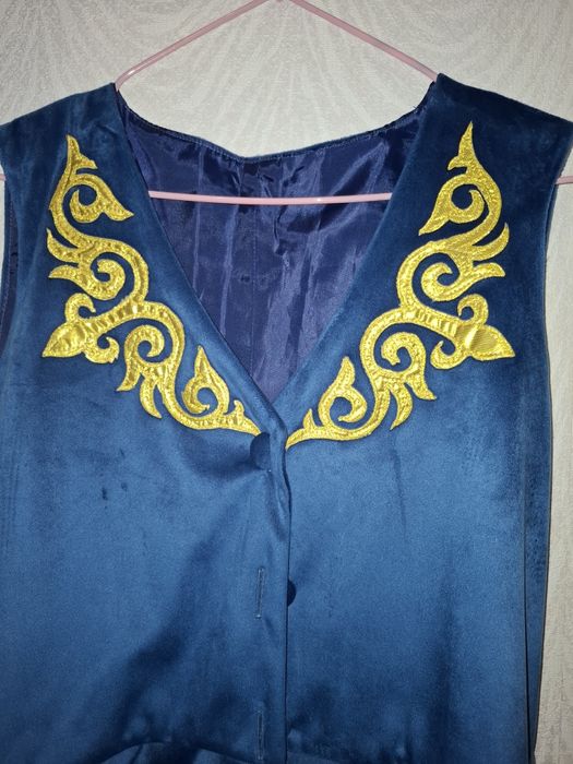 Кажекей голубой с орнаментом