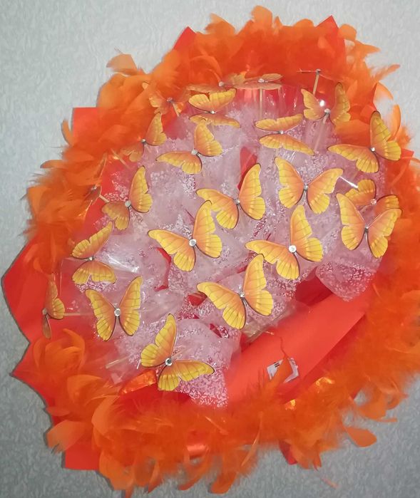 букет из бабочек