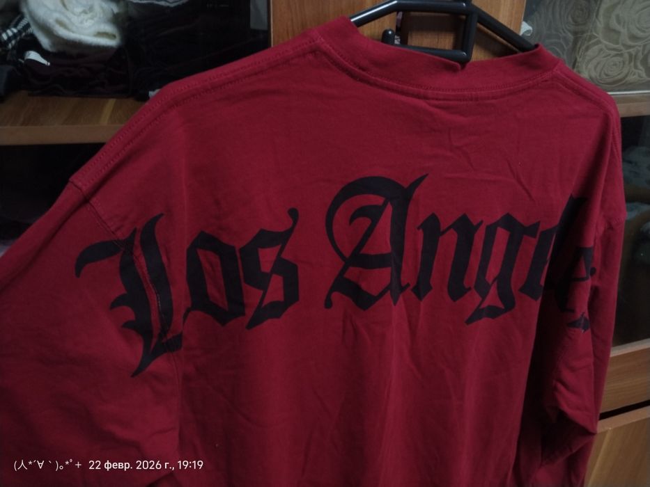 Красный Лонгслив. black squad. NewYorker