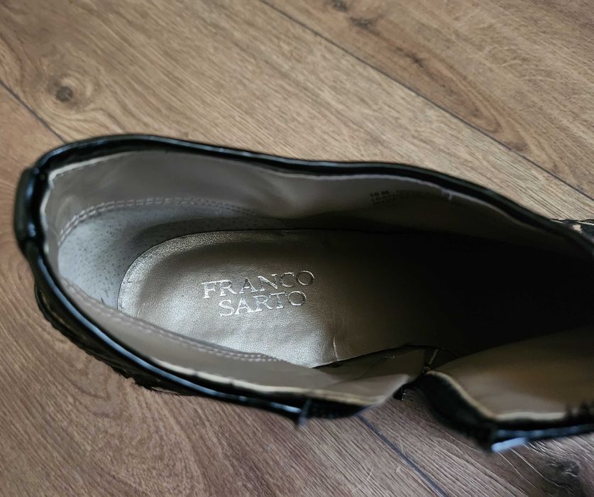 Естествена кожа с косъм дамски боти Franco Sarto 40-41 номер