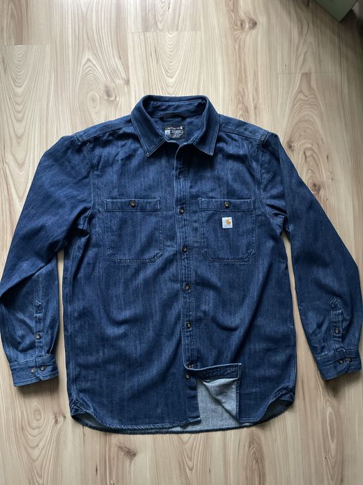 Carhartt relaxed fit/мъжка дънкова риза XL