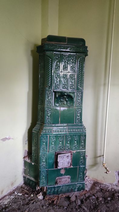 Sobă verde vintage
