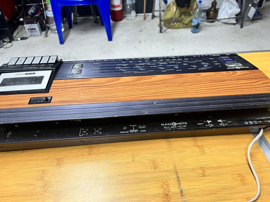 Vand radiocasetofon Radionette vintage