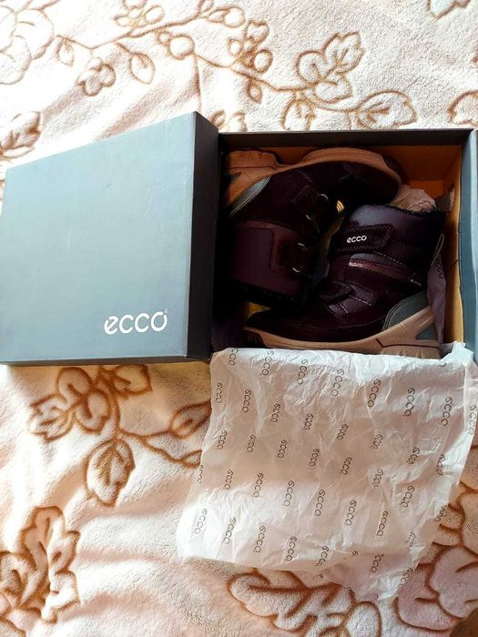Детские зимние сапоги ecco  р.27