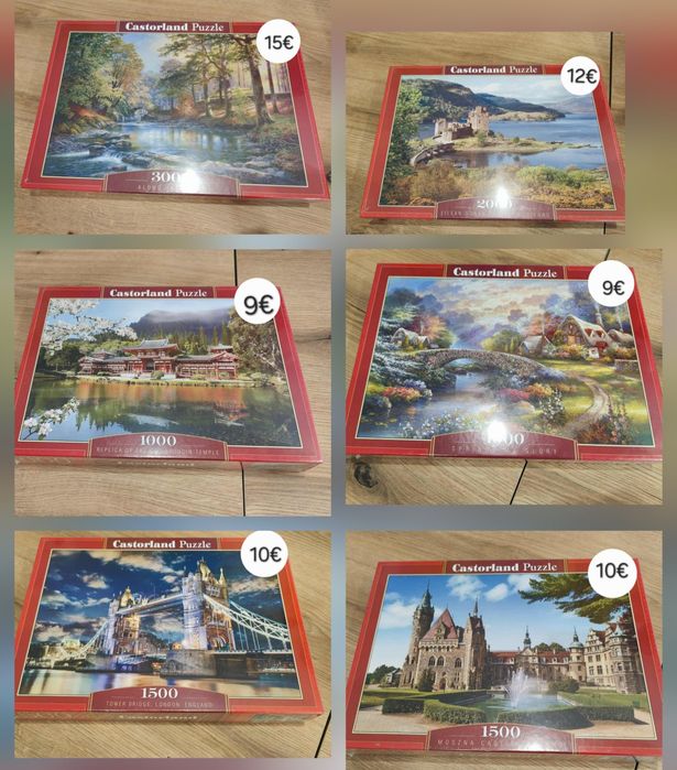 Пъзели,  настолни игри,  конструктори  Lego