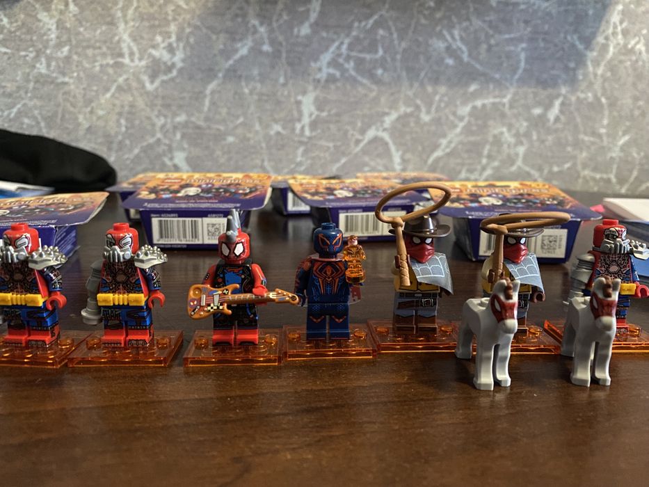 Лего минифигурки спайдер верс