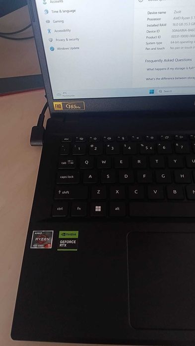 Laptop Gaming Acer Nitro V15 ANV15-41