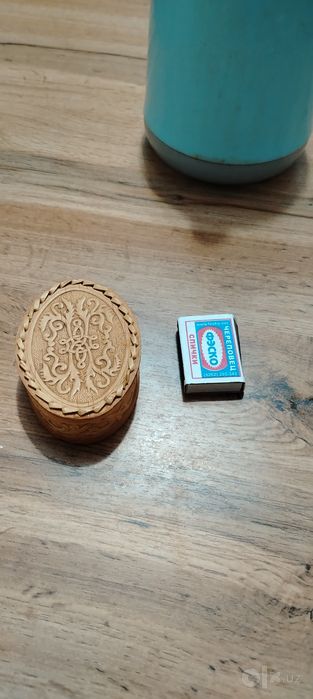 Шкатулка ручная работа из берёзавий кора