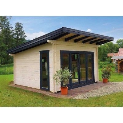 Vand/fac case modulare pe structura metalica .