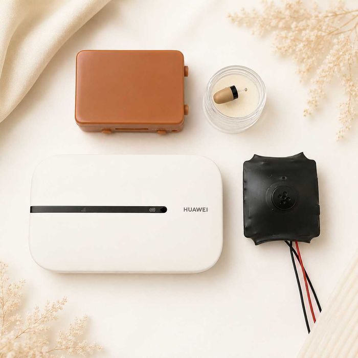 Camera Video in Nasture + Casca de Copiat Profesionala | Fara WiFi/Router