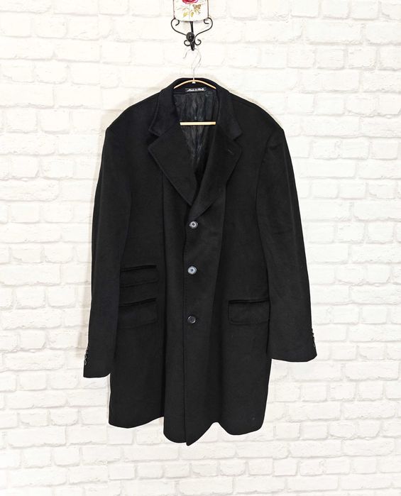 Loro Piana Вълна Кашмир Оригинално мъжко палто размер 62 /  3XL