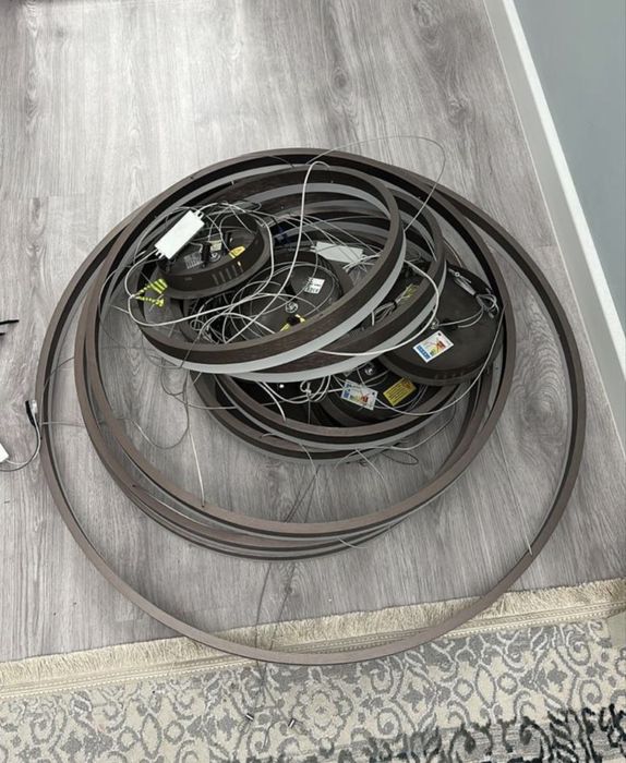 Продам люстры (Кольцевая светодиодная люстра)