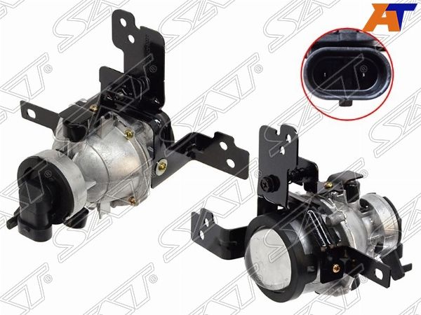 Фара противотуманная Kia Rio x-line