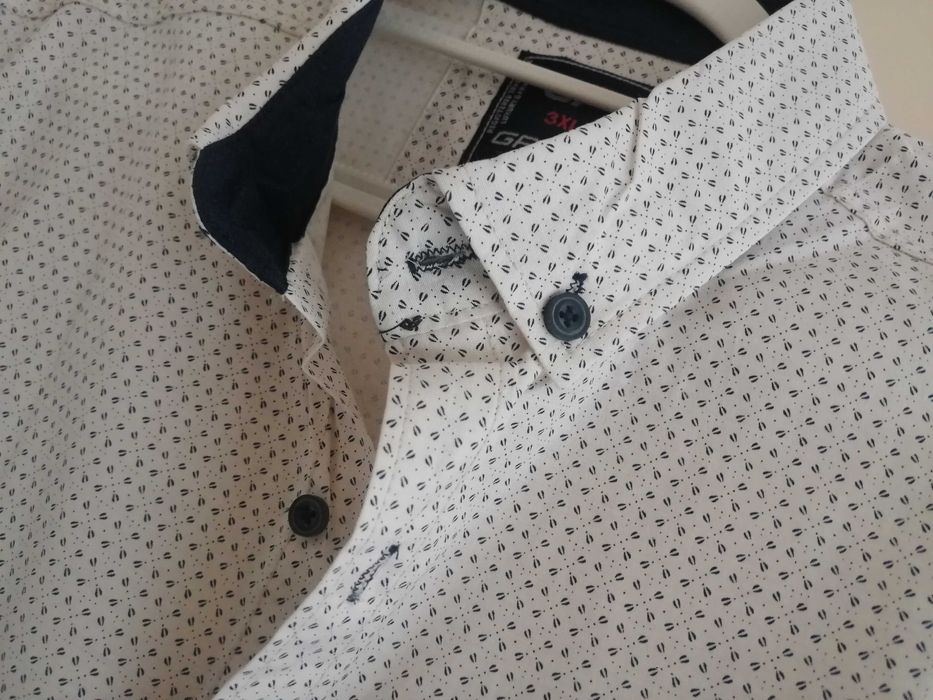 Нова мъжка бежова риза, размер  Л / ХЛ , размер L / XL