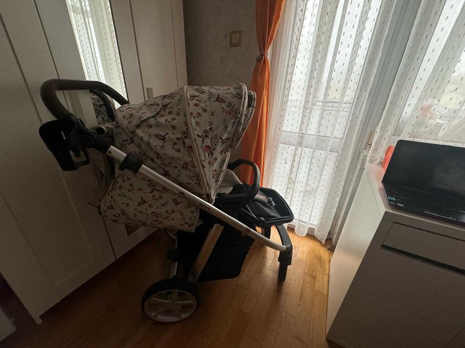 Бебешка количка Espiro Next Limited Edition  2 в 1 - Birdy Beige