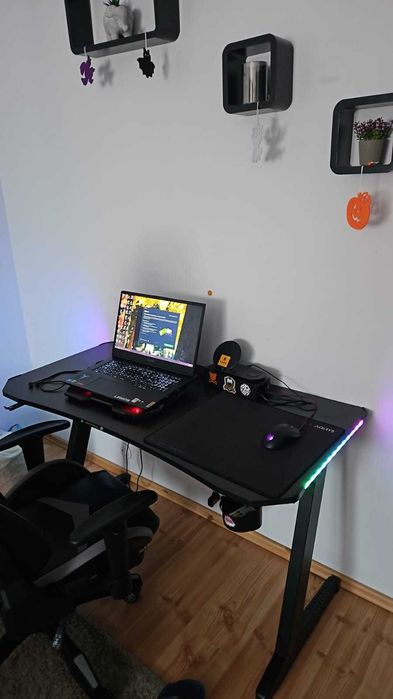 Birou gaming ARKA Z6 Fantasy RGB LED 120x60 cm