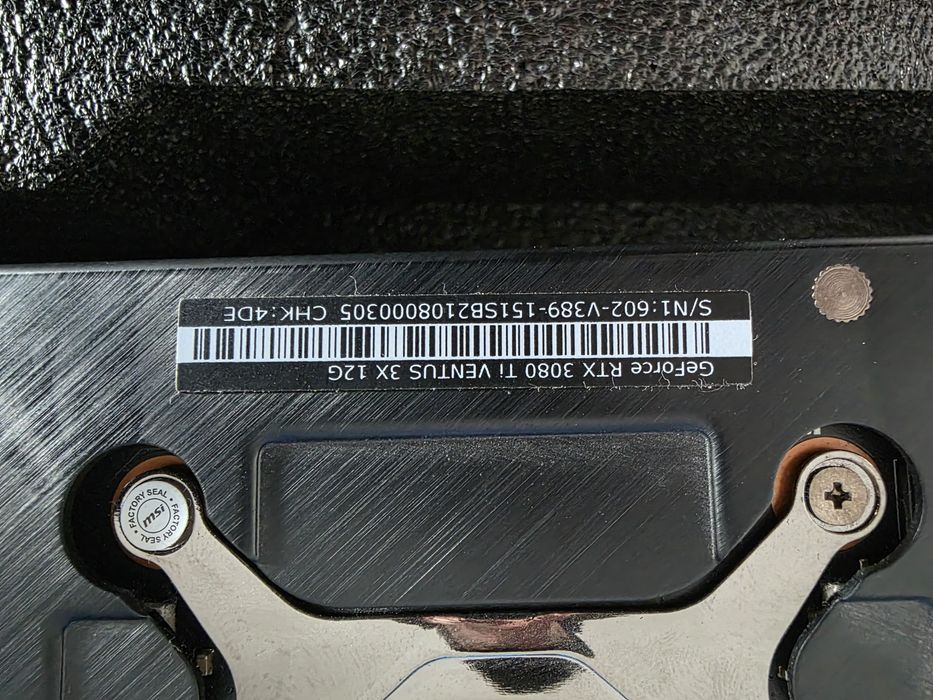 MSI GeForce RTX 3080 Ti 3X 12G 384 bit