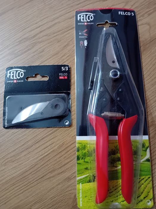 Foarfeca profesionala Felco 5 + lama de rezerva