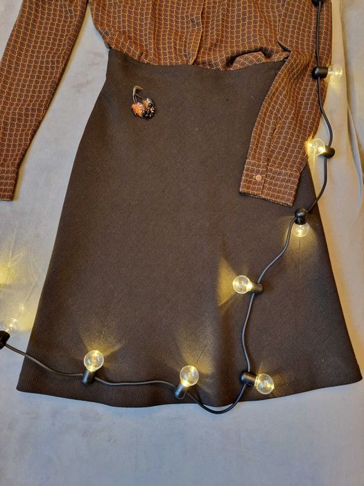 Винтидж шик сет – риза, пола и аксесоари, XS