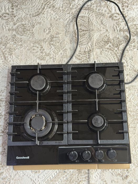 Газовая панель goodwell стеклянная